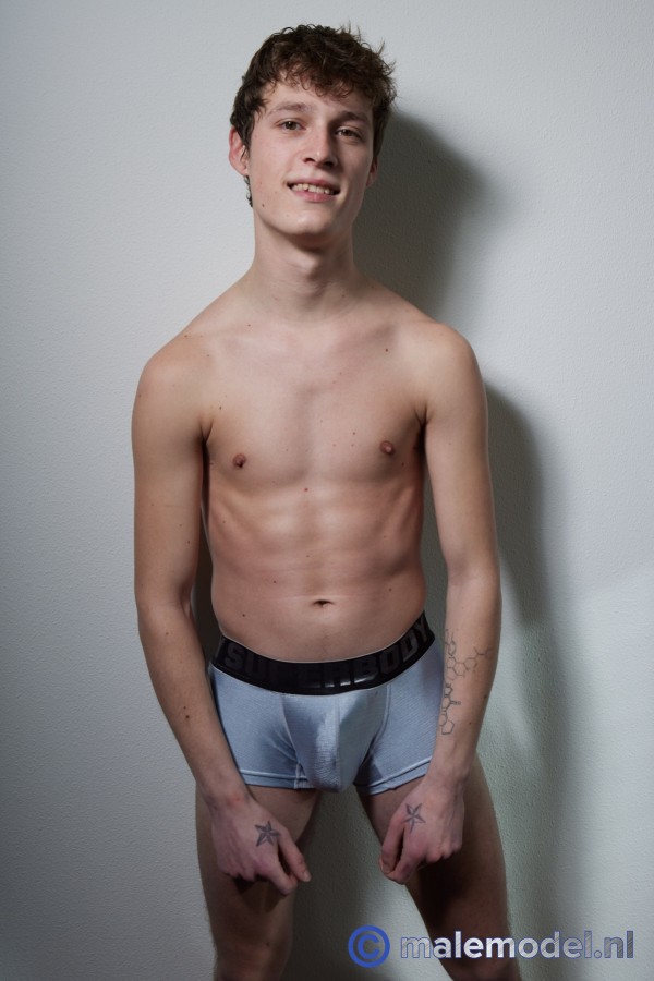 twink Jesse posing first time #2